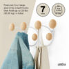 Umbra 1018114-668 Dotsy 7 Hook - White/Natural