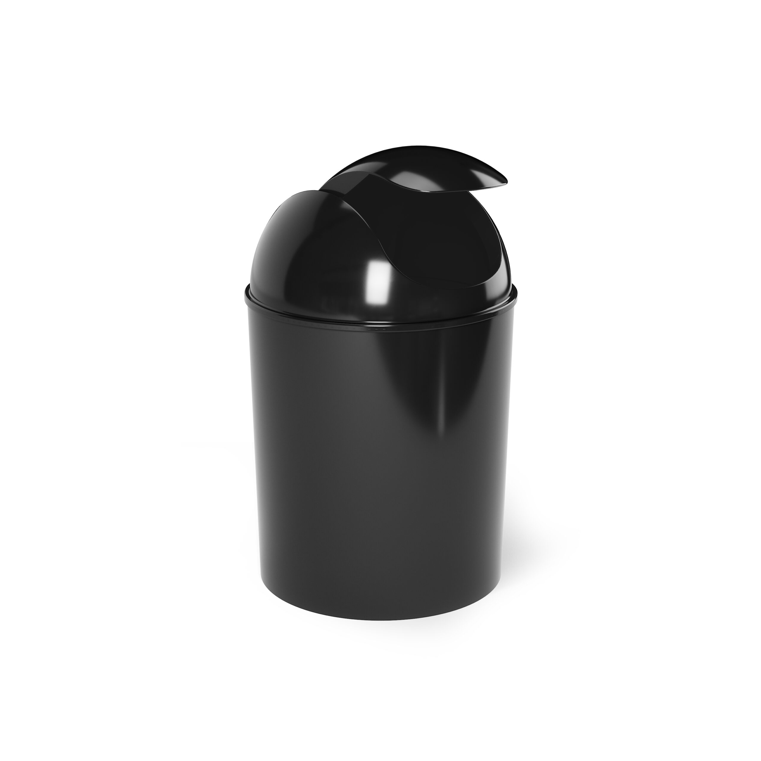 Umbra 086701-040 5L Mini Trash Can - Black - Preston Hardware