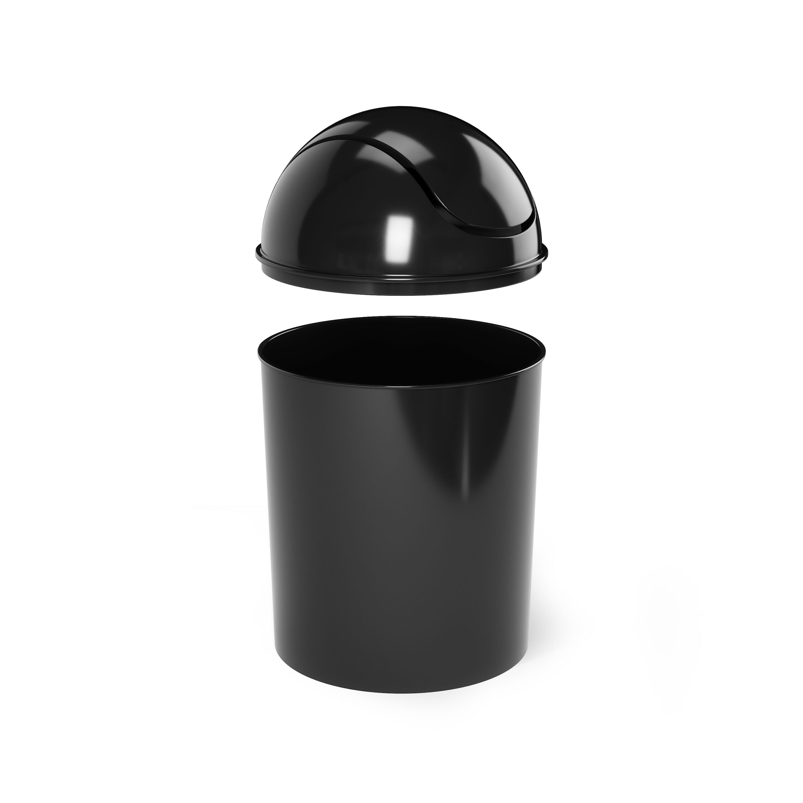 Umbra 086701-040 5L Mini Trash Can - Black - Preston Hardware