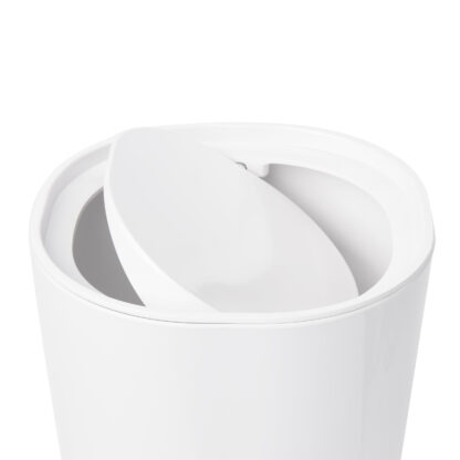 Umbra 023840-660 6.6l Step Trash Can with Lid - White