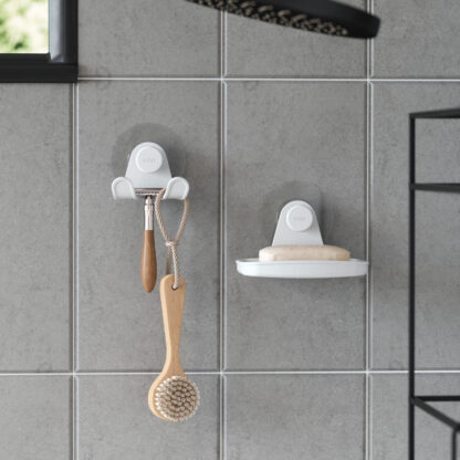 Umbra 1021301-660 Flex Adhesive Soap Dish - White