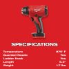 thumbnail image 2 of Milwaukee M18 Compact Heat Gun - 2688-20 Cordless Heat Tool, 875°F, 6.4" Length 2 of 4