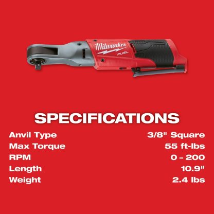 Milwaukee 2557-20 M12 FUEL 3/8" Ratchet
