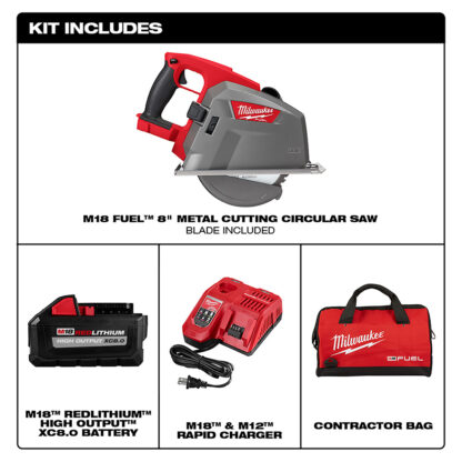Milwaukee 2982-20 M18 Fuel 8" Metal Cutting Circular Saw