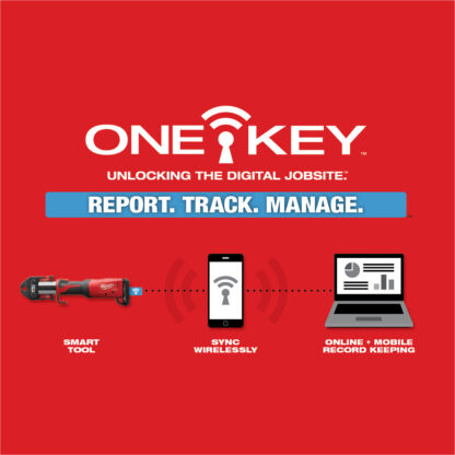 Milwaukee Tool M18™ FORCE LOGIC™ Press Tool with ONE-KEY™ with 1/2"-2" CTS Jaws 2922-22