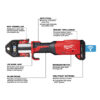 Milwaukee Tool M18™ FORCE LOGIC™ Press Tool with ONE-KEY™ with 1/2"-2" CTS Jaws 2922-22