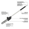 Milwaukee 49-16-2720 10" M18 Fuel Quik-Lok Pole Saw Attachment