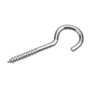 Onward 2712XS 3-1/16" Lag Thread Screw Hook - Zinc