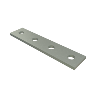 Sasco S114P-HG 4 Hole Flat Plate - Hot Dip Galvanized