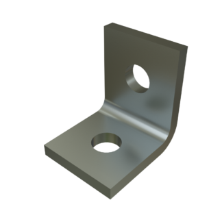 Sasco S206A-HG 2 Hole 90 Deg Angle Fitting - Hot Dip Galvanized