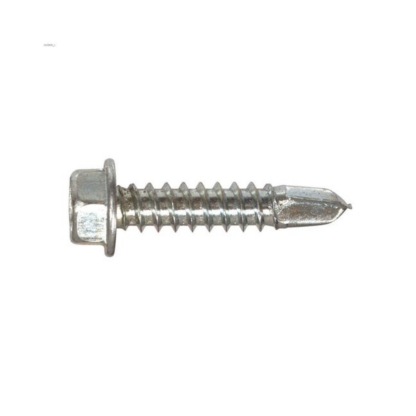 Hillman 126813 #10 x 1" Hex Washer Head Self-Drilling Screws-4/Pack
