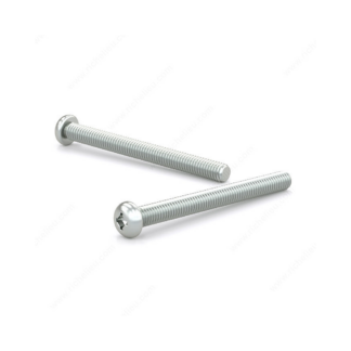 Reliable Fasteners PKMZ10323VP Zinc Plated Machine Screw, Pan Head, Quadrex Drive, 10-32, Type B Point