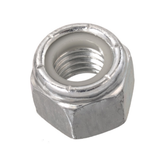 Paulin 108-008 #8-32 Nylon Insert Lock Nuts Zinc Unc - 100PC