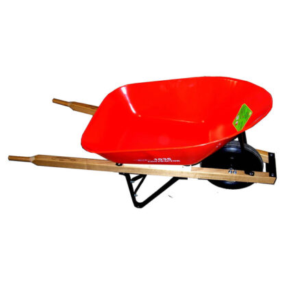 ERIE E-1035 6 cu ft. Contractor Wheelbarrow - Orange