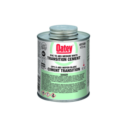 Oatey® 31530 473ml ABS To PVC Transition White Cement