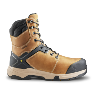 Terra 4TCRWT 8" Men's Carbine Waterproof Composite Toe Safety Work Boots - Wheat