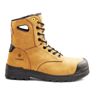 Terra 2974TN 8" Men's Argo Composite Toe Safety Work Boots - Tan