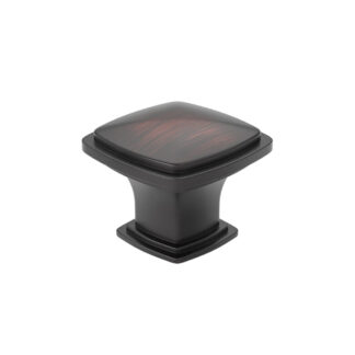 Richelieu BP81091BORB 31mm 810 Transitional Metal Knob - Brushed Oil-Rubbed Bronze