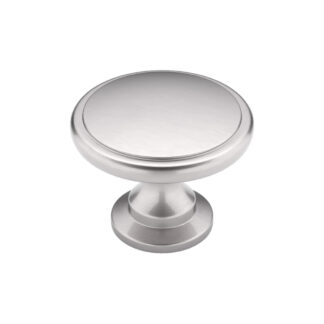 Richelieu BP81224195 44mm 8122 Traditional Classic Metal Knob - Brushed Nickel