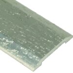 Shur-Trim FA1142HSI06 Seam Binder, 6 in L, 1-1/4 in W, Flat Surface, Aluminum, Silver