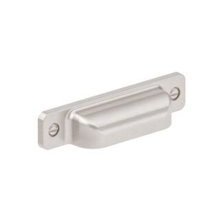 Richelieu BP871696195 96mm 8716 Transitional Metal Cup Pull - Brushed Nickel