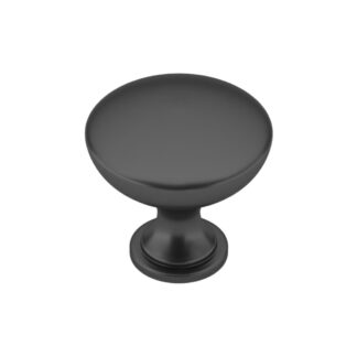 Richelieu BP9041900 30mm 9041 Modern Urban Metal Knob - Matte Black