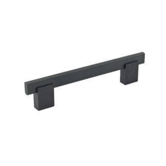 Richelieu BP905128900 128mm 905 Modern Aluminum Pull - Matte Black