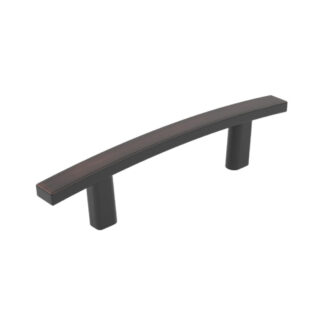 Richelieu DP65076BORB 3" 650 Transitional Expression Metal Pull, 10 Pack - Brushed Oil-Rubbed Bronze