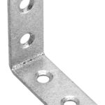 Onward 97GA15R Corner Brace, 1/2 in W, 1-1/2 in H, Steel, Galvanized, 2 mm Thick Material
