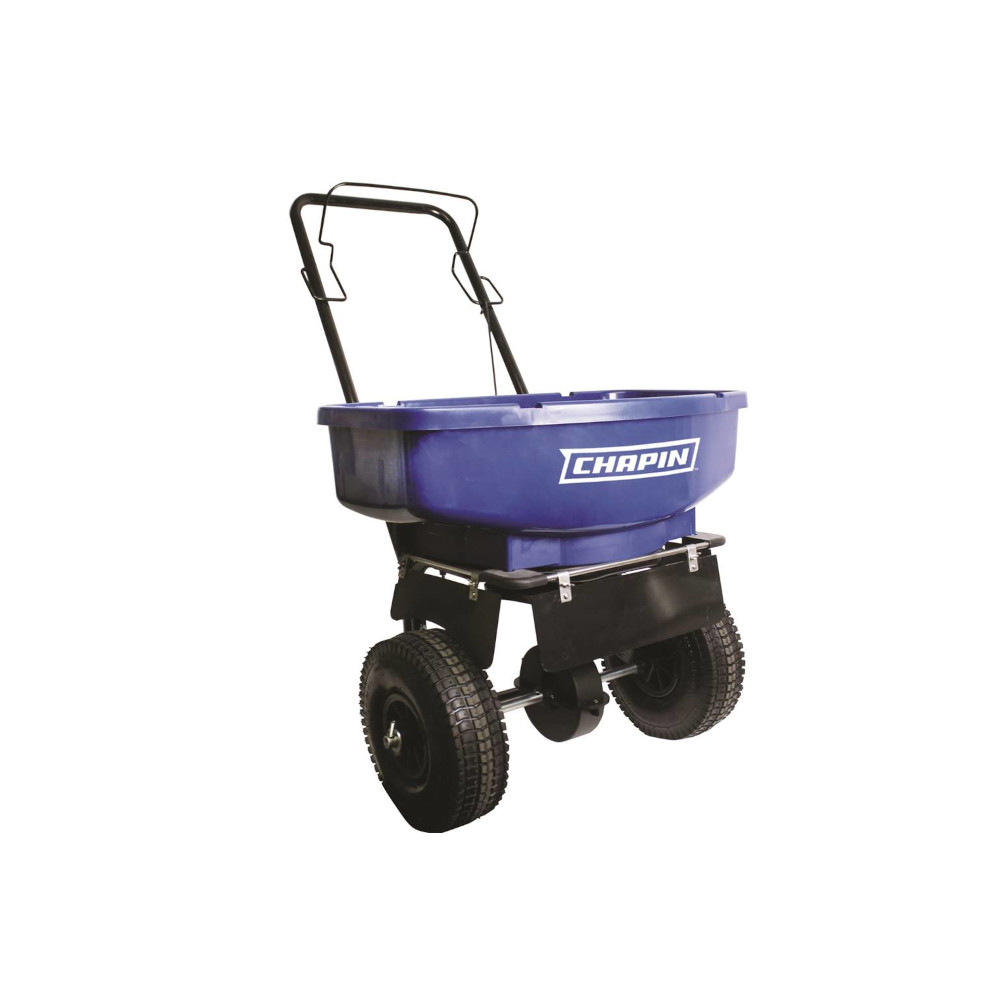 Chapin 81008A 80lb Salt and Ice Melt Spreader - Blue - Preston