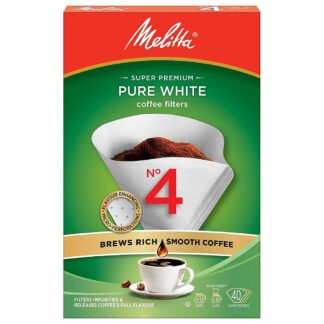 Melitta 624540 Coffee Filter, Cone, Paper, White