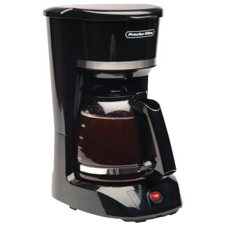 Proctor Silex 43804 Coffee Maker, 12 Cups Capacity, Glass/Metal/Plastic, Black