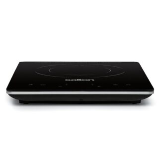 Salton ID2066 Slim Induction Cooktop, 14 in Cooktop, Hot Plate Surface, 1500 W, Black, 14.3 in OAW, 1-1/2 in OAH