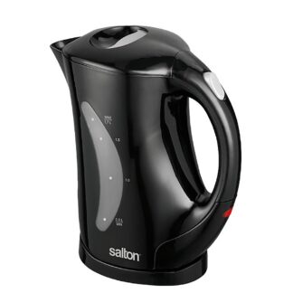 Salton JK1199 Cordless Electric Jug Kettle, 1.7 L Capacity, Plastic/Stainless Steel, Black
