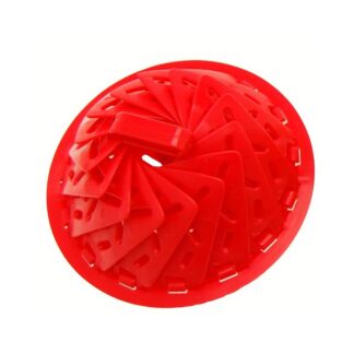 Starfrit 0930370060000 Vegetable Steamer, Silicone, Assorted, Removable Handle