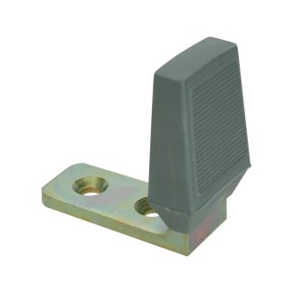 National Hardware V229 Series N215-905 Door Stop, Rubber/Steel, Zinc