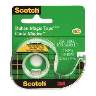 3M 104NA 12-1/2yd x 1/2" Transparent Tape