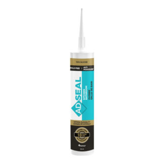 Adfast 4801 304ml AdSeal Kitchen & Bathroom 100% Silicone Mold-Free Sealant - Transluscent