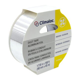 Climaloc CF78810 148ft x 1-7/8" Aluminum Foil Duct Tape - Silver