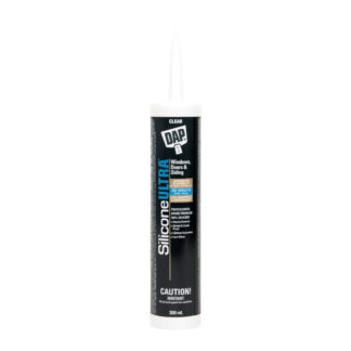 DAP 7079873392 300ml SiliconeUltra Window, Door & Siding Professional Grade Premium Sealant - Clear
