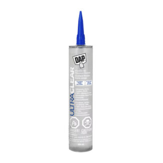 DAP 7079874330 300ml UltraClear Flexible All-Purpose Sealant - Crystal Clear