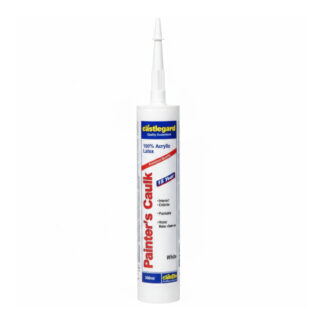 Castlegard WZ07902 300ml Painters Caulk Acrylic Latex, 12 Pack - White