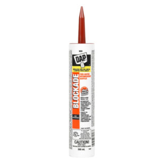 DAP 74058 340ml Blockade Fire-Rated Intumescent Acrylic Sealant - Red