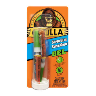 Gorilla 7820002 3g Super Glue Gel, 2 Pack