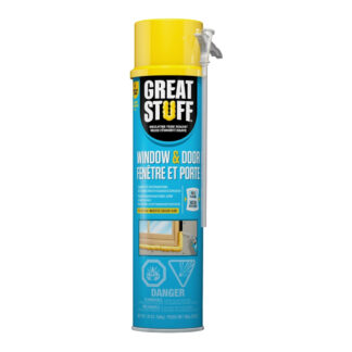 Great Stuff 217025 20oz Window & Door Insulating Foam Sealant - Yellow