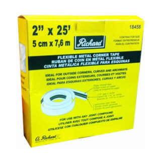 Richard 18458 25ft x 2" Flexible Drywall Corner Tape - White
