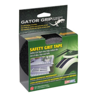 LifeSafe RE3951 2" x 15ft Gator Grip Safety Grit Tape - Black