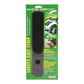 LifeSafe RE624BL 2" x 12" Gator Grip Safety Grit Tape - Black