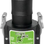 Green Leaf 150C/GLP150CNL Cam Lever Coupling, 1-1/2 in, Female x Hose Barb, Glass Filled Polypropylene