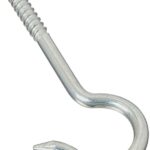 National Hardware 2040BC N220-509 Ceiling Hook, 60 lb Working Load, #3, Steel, Zinc Sells in Quantity of 20